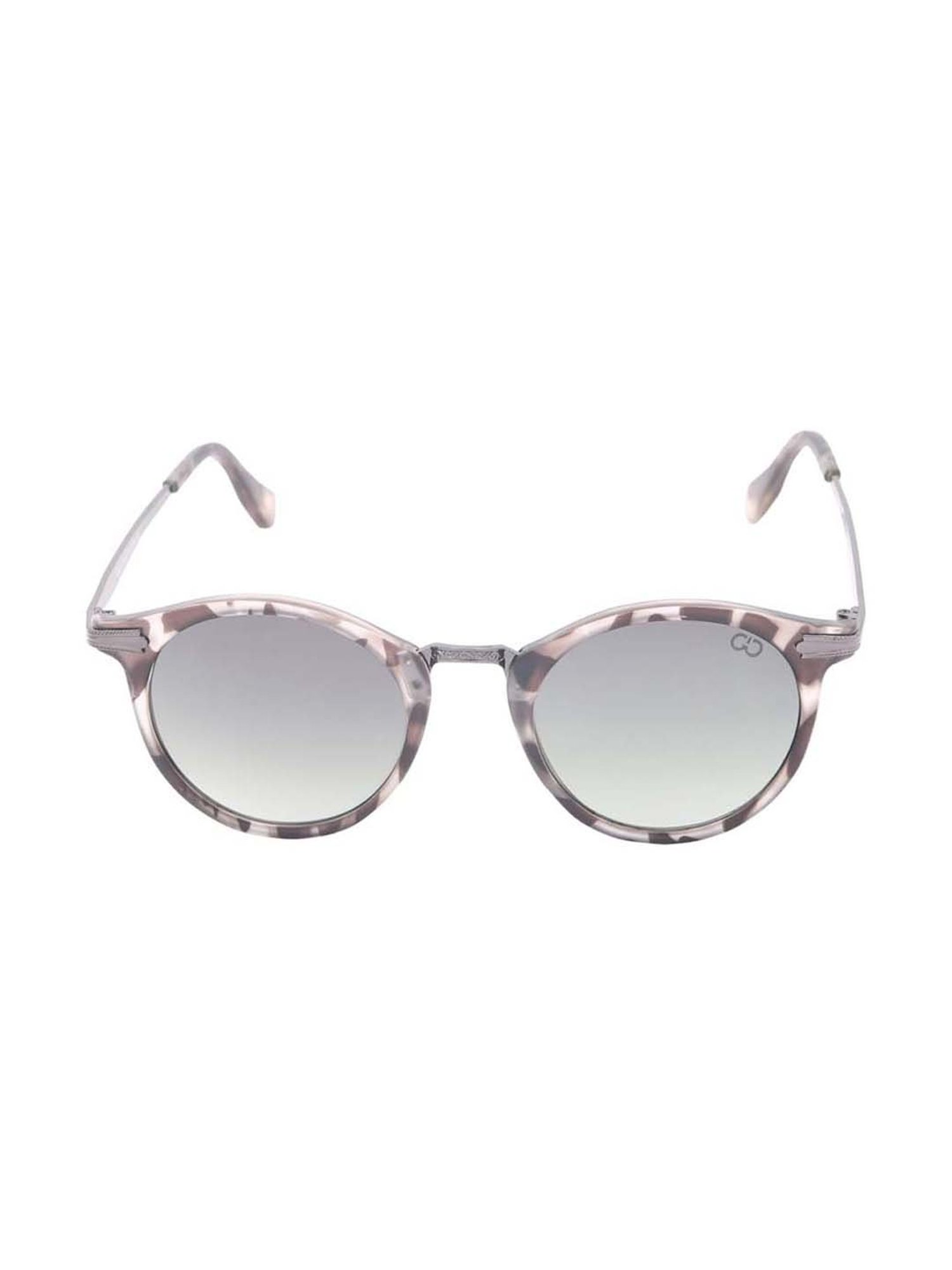 Gio Collection G9394C3GRY Silver Round Sunglasses