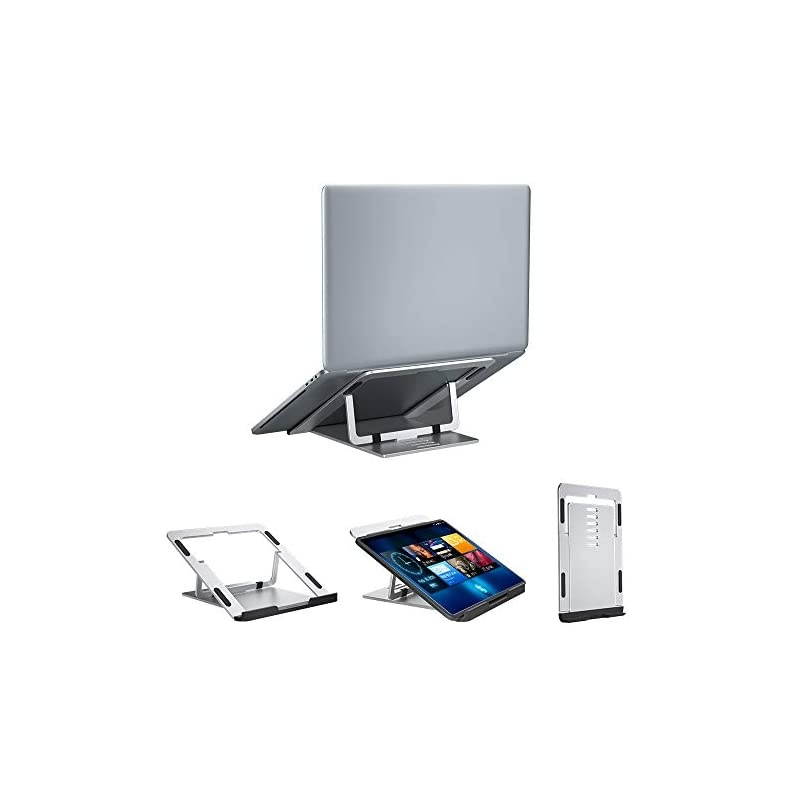 Laptop Stand Computer Stand for Laptop Notebook Holder Stand Ergonomic MultiAngle Laptop Riser with HeatVent Portable Laptop Holder Compatible for MacBook ProAir All 10156 Laptops