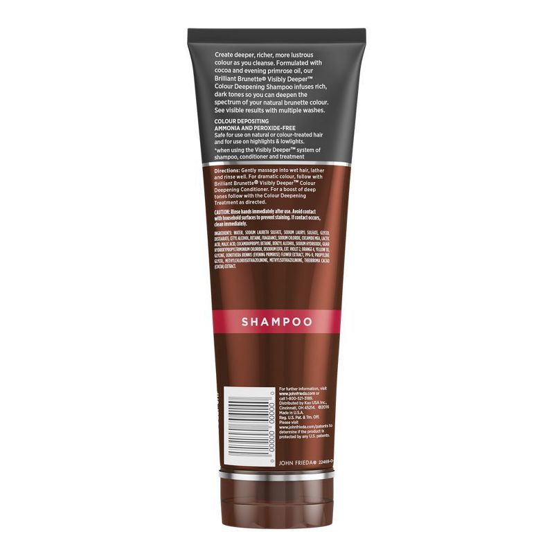 John Frieda Brilliant Brunette Visibly Deeper Shampoo - 8.3 fl oz
