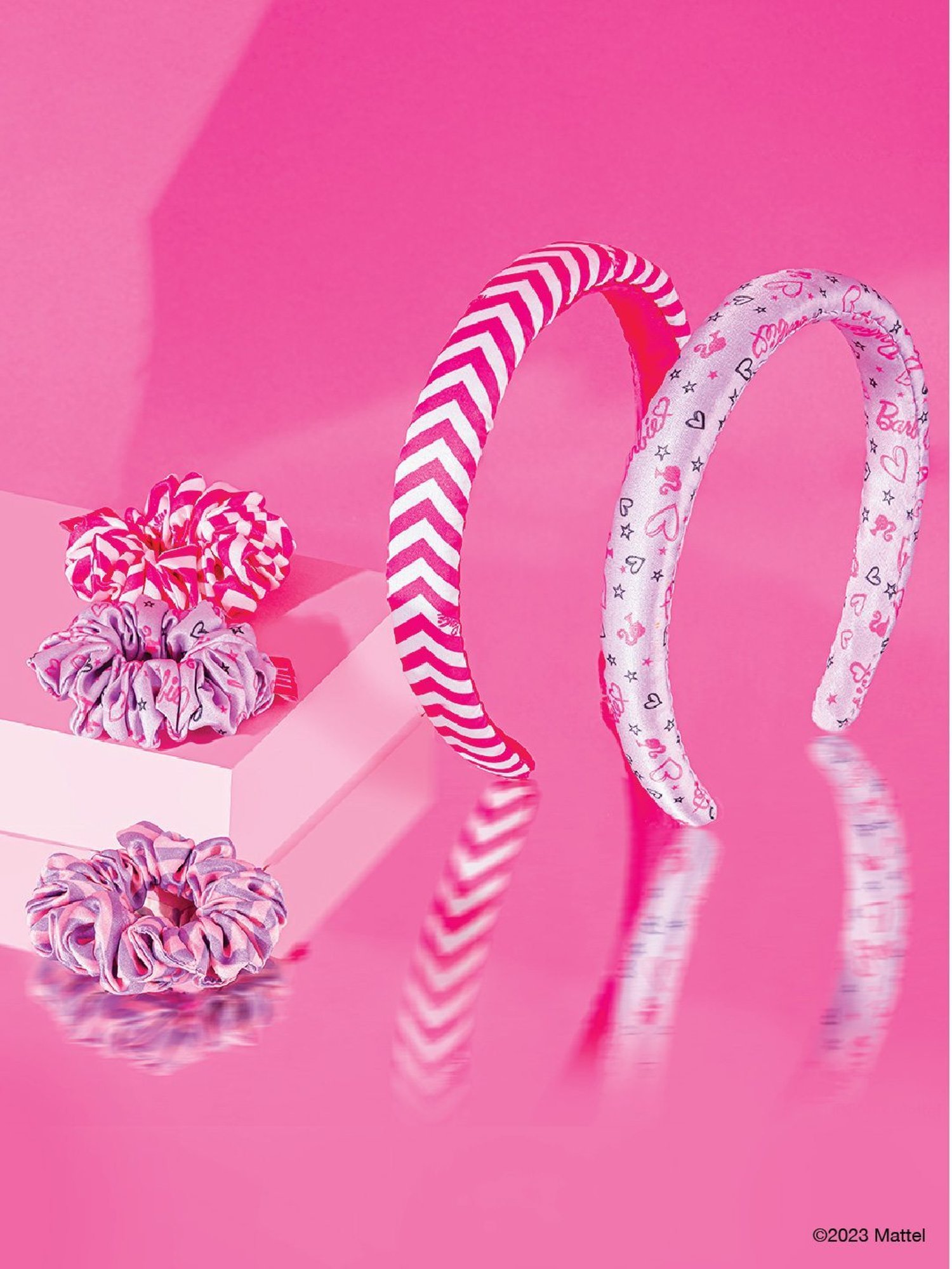 Hair Drama Company Barbie Multicolor Printed Hair Band Gift Set