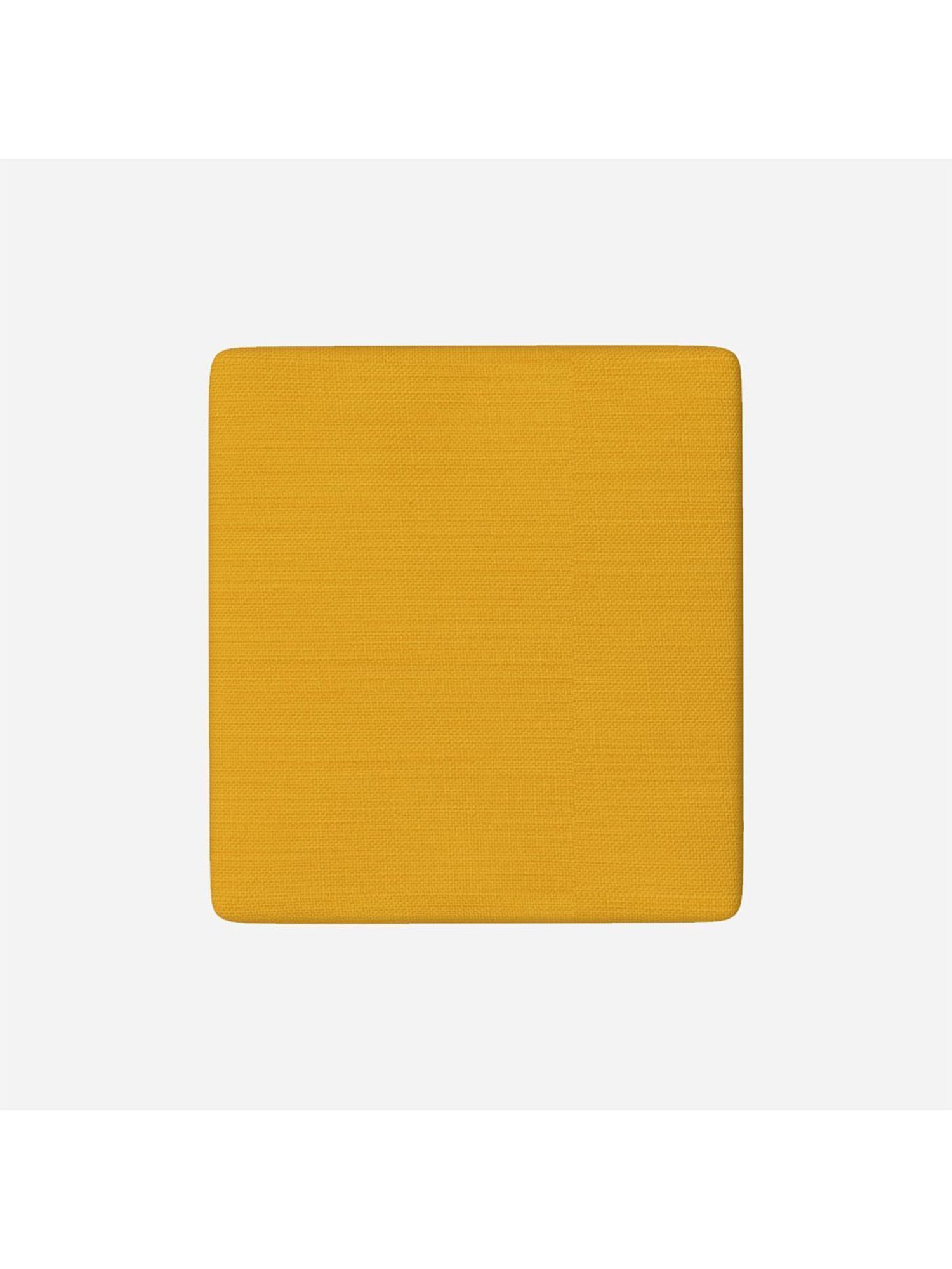 Chumbak Sahara Mustard Mango Wood Modern Trunk Storage Ottoman