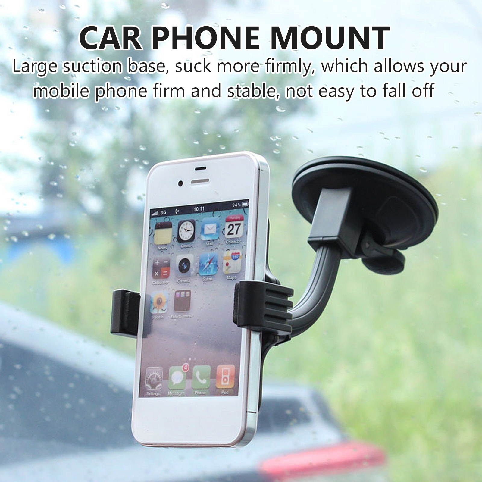 1Pc Car Phone Mount Cell Phone Stand Dashboard Phone Support Phone Bracket