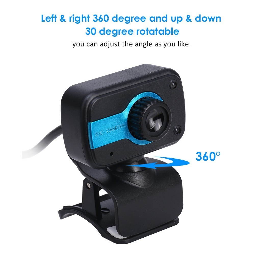 Webcam 1080P Computer Camera with Privacy Cover USB Connection Built-in Noise-reduction Microphone for Live Video