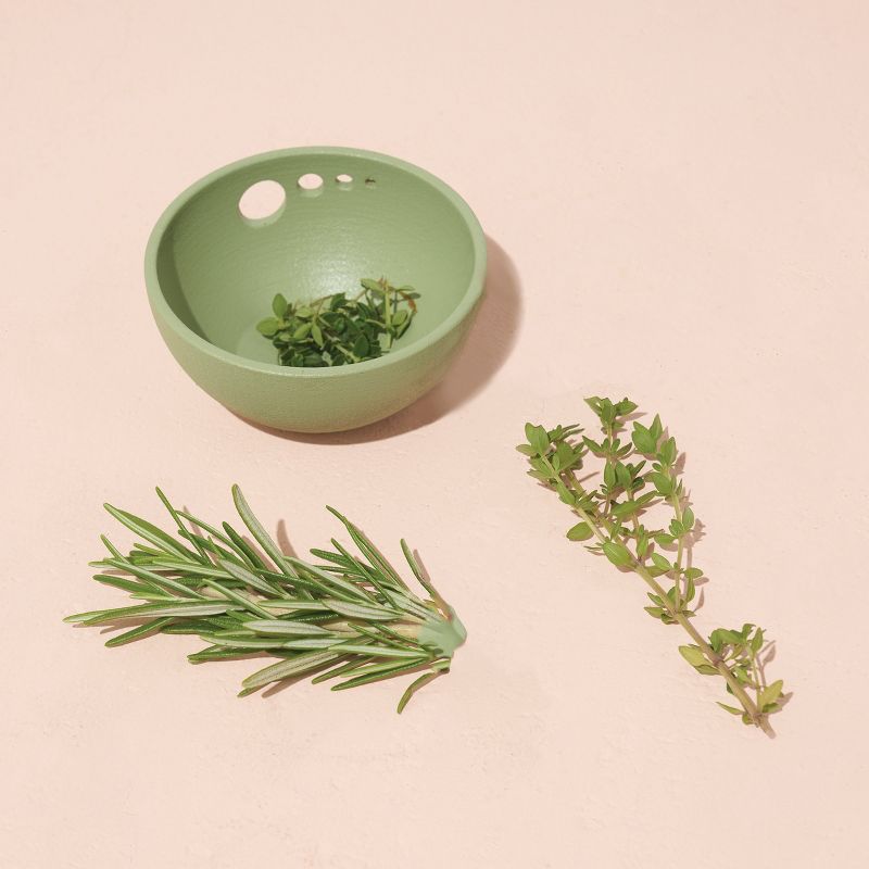 Modern Sprout Tea Towels - 3pk + Herb Pull and Pinch Dish