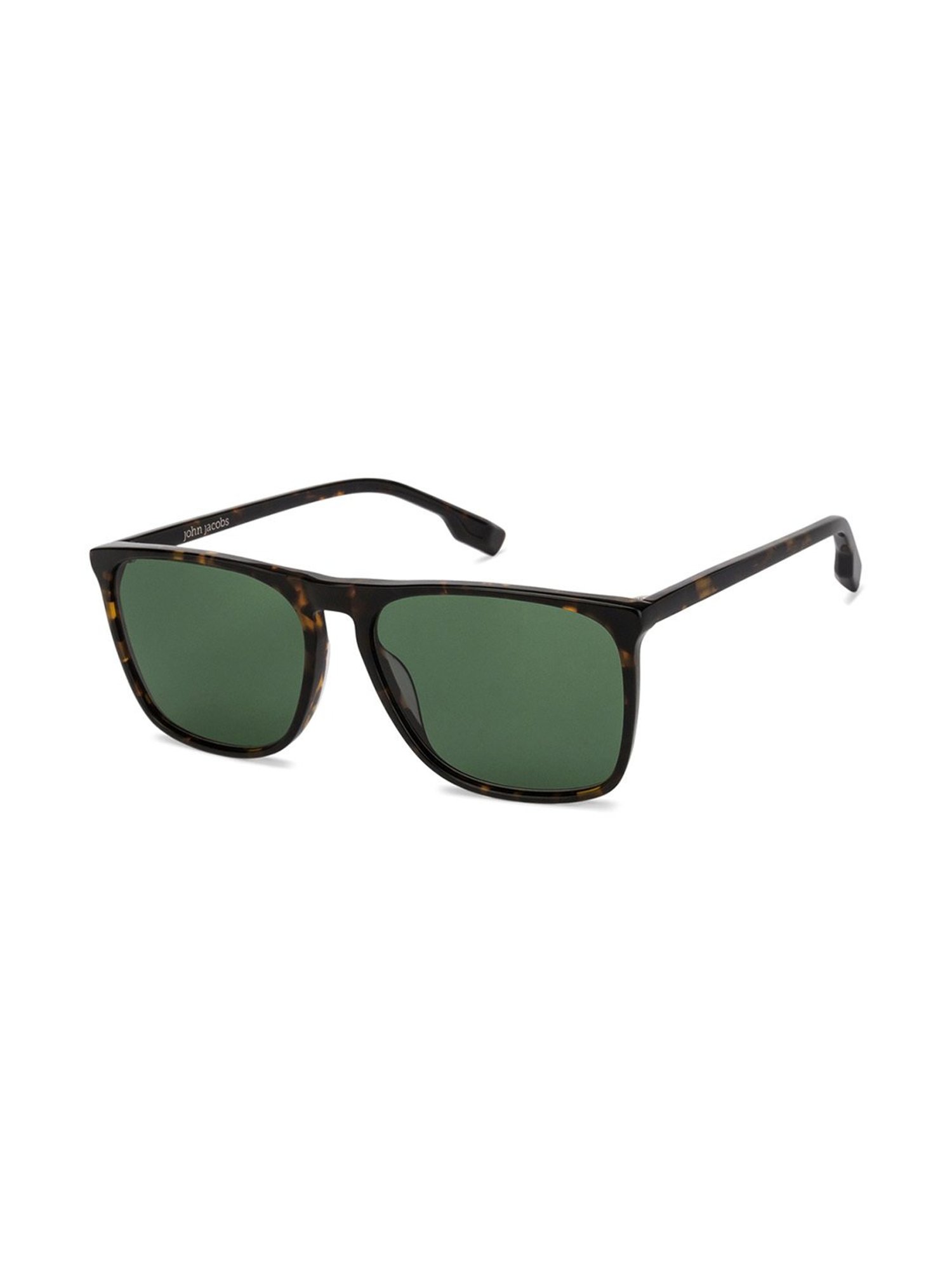 John Jacobs JJ S11089 Green Square Sunglasses