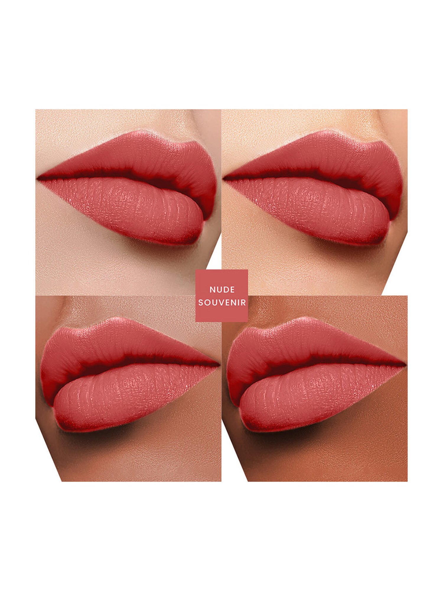Lakme Absolute 3D Matte Lipstick Nude Souvenir - 3.6 gm