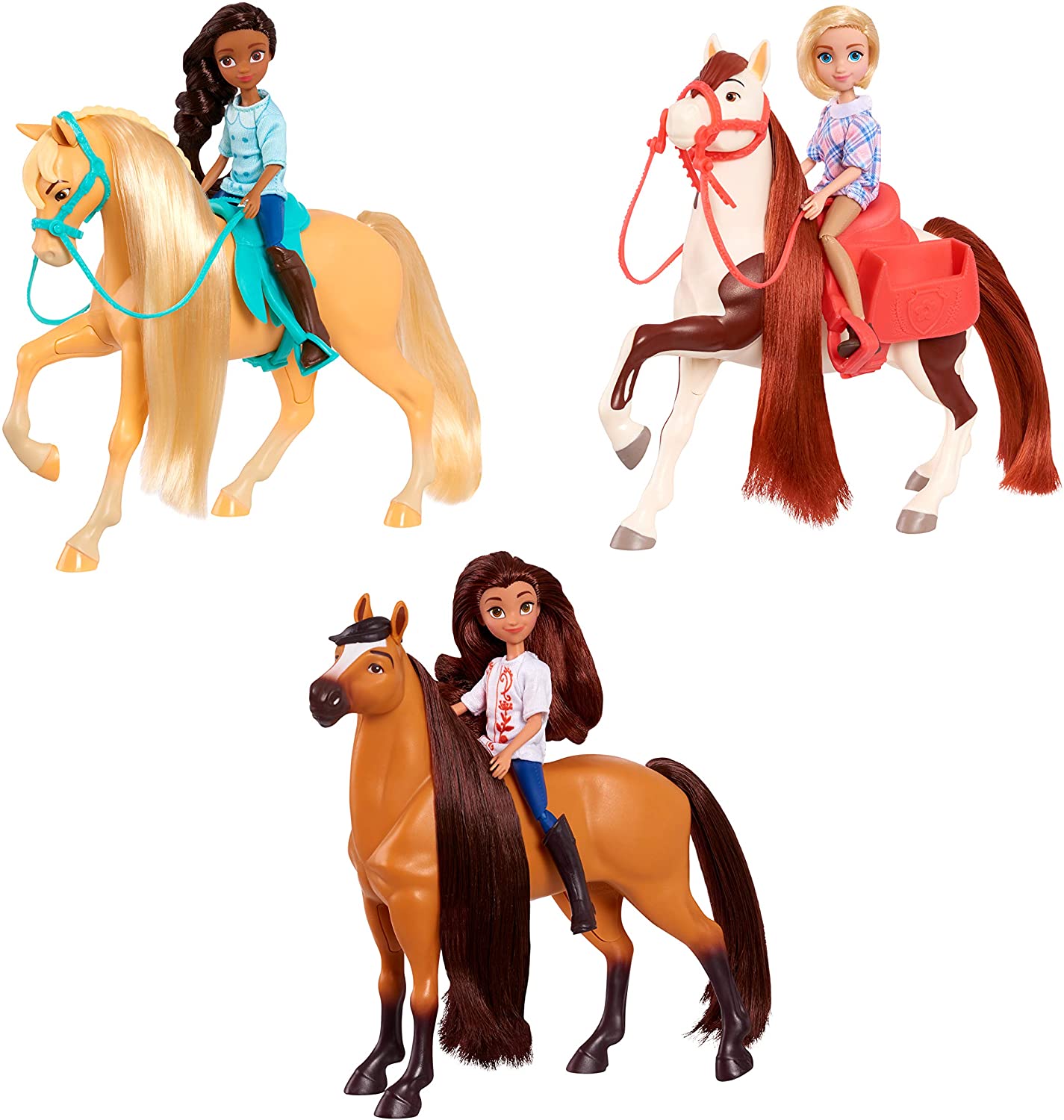 DreamWorks Spirit Riding Free Collector Doll & Horse, Abigail & Boomerange, by Just Play