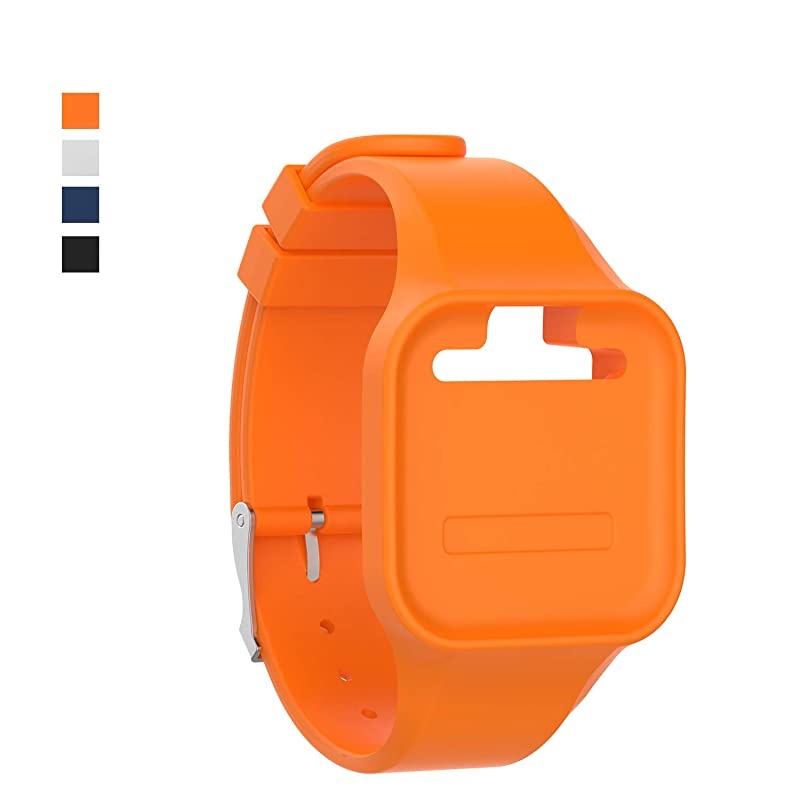 Wristband Compatible with GolfBuddy Voice 2 Watch Silicone Replacement Band Straps Watchbands Fit for Golf Buddy VoiceVoice 2 Golf GPS Watch Orange