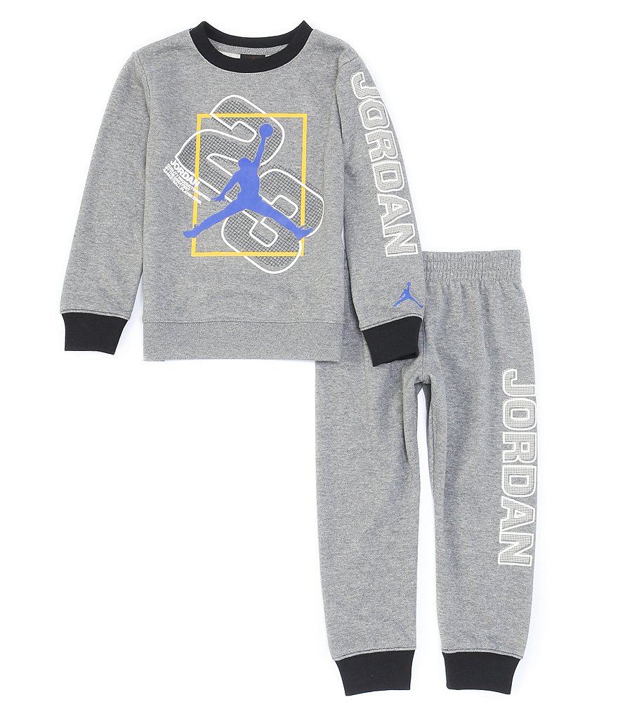 Jordan Little Boys 2T-7 Utility Fleece Sweatshirt & Jogger Pant Matching Set