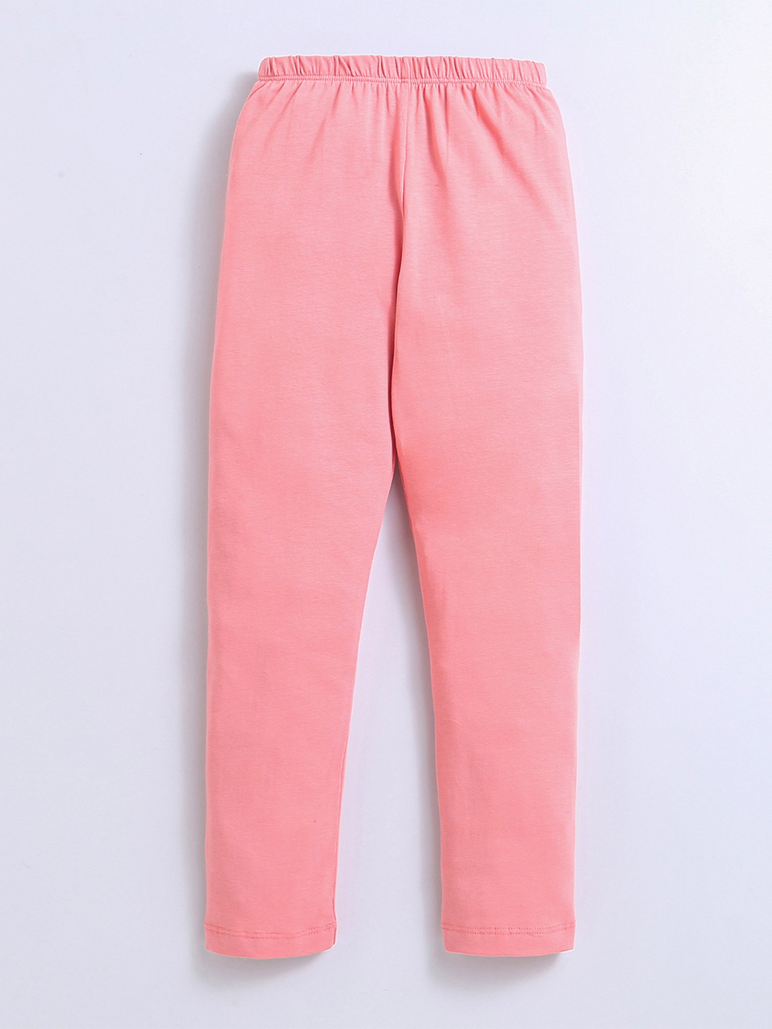 Nino Bambino Girls Multicolor Solid Leggings (Pack Of 3)