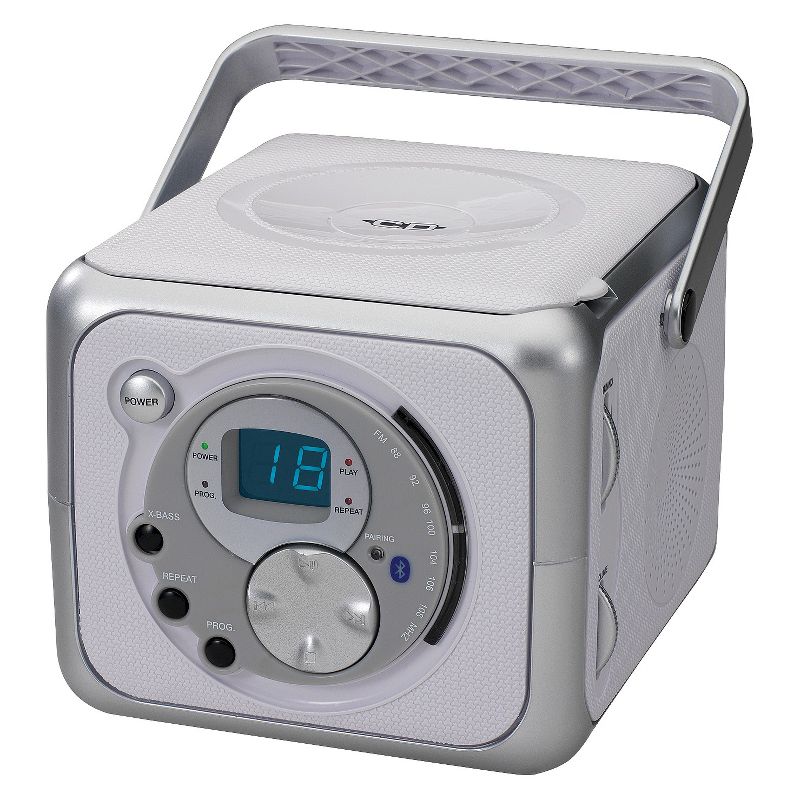 2) New Pyle PSR6 LCD Digital Hanging Waterproof AM/FM Shower Clock Radio White