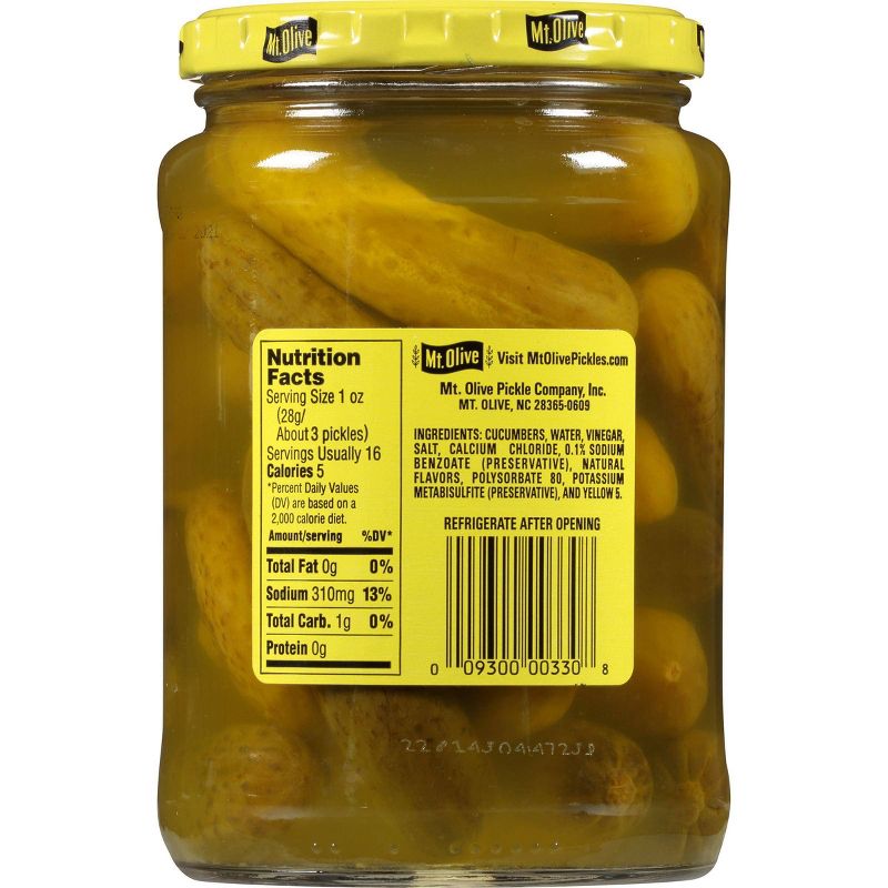 Mt. Olive Kosher Dill Pickles - 24oz
