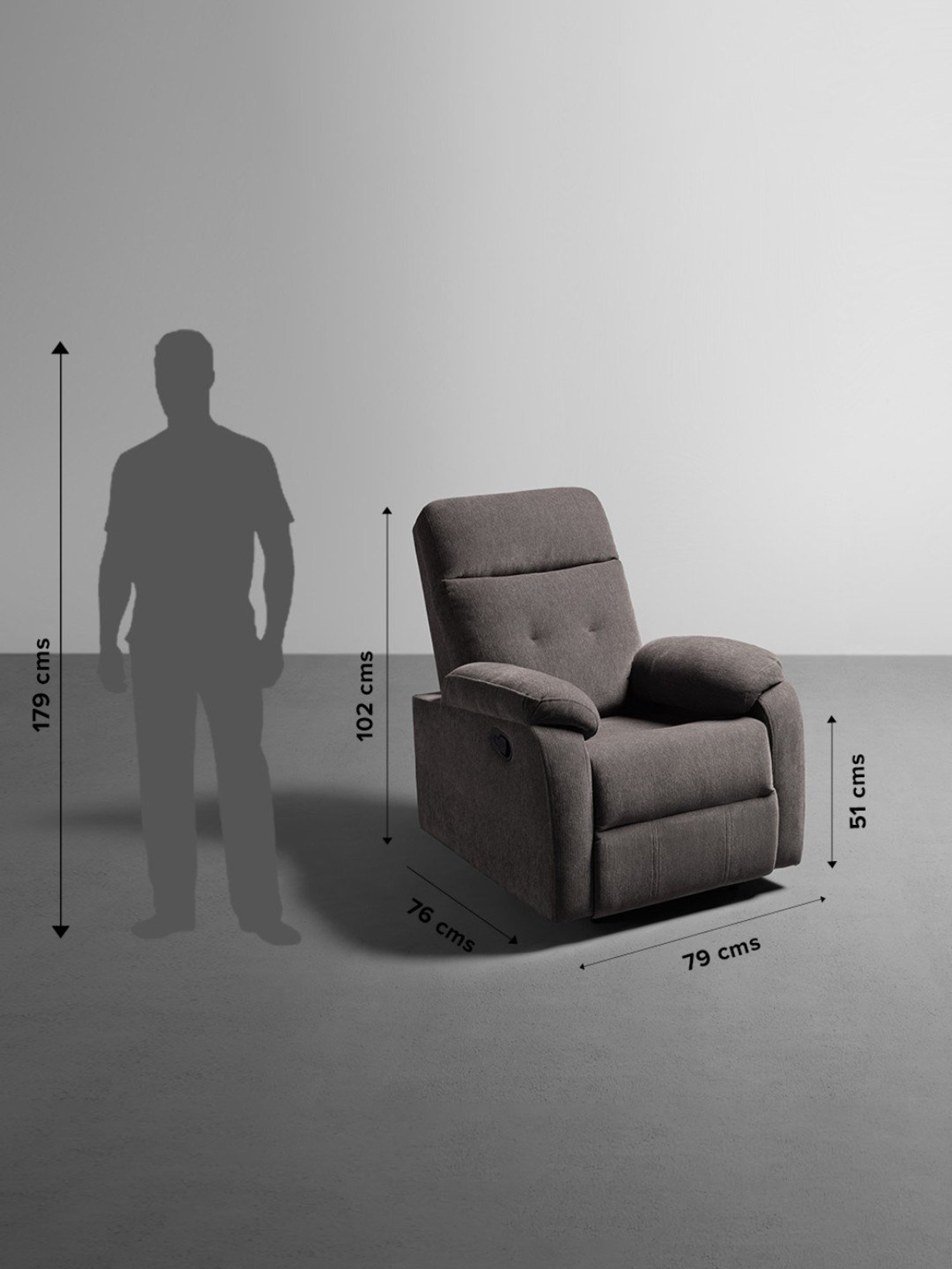 Durian Berry Black Premium Leatherette 2 Seater Sofa