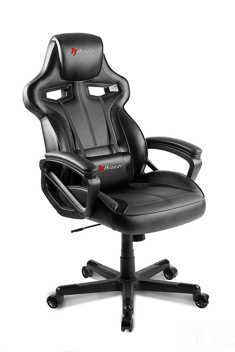 Arozzi Milano Series Enhanced Gaming Chair, Black