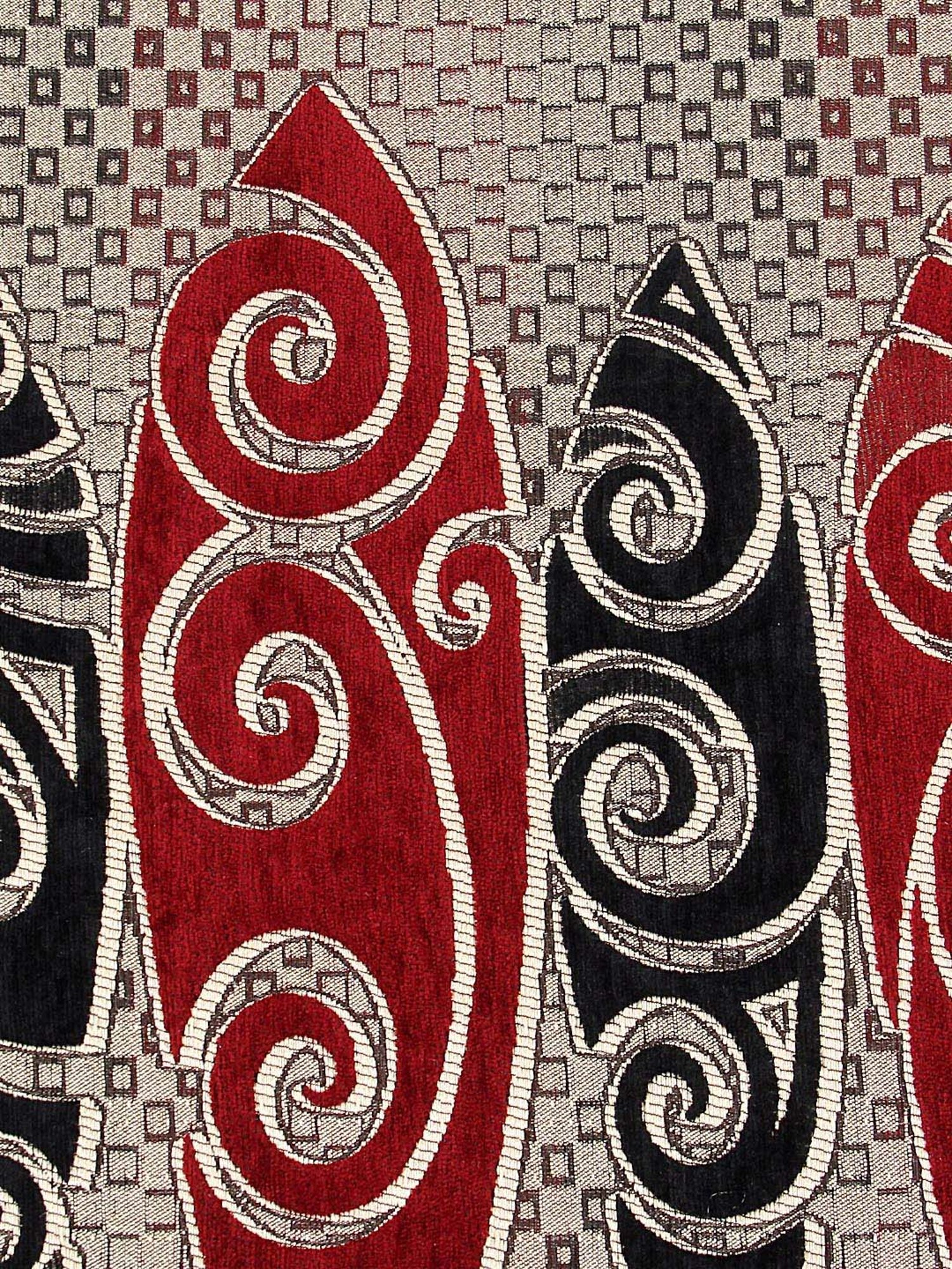 Romee Multicolor Chenille 5-Seater Sofa Cover Set