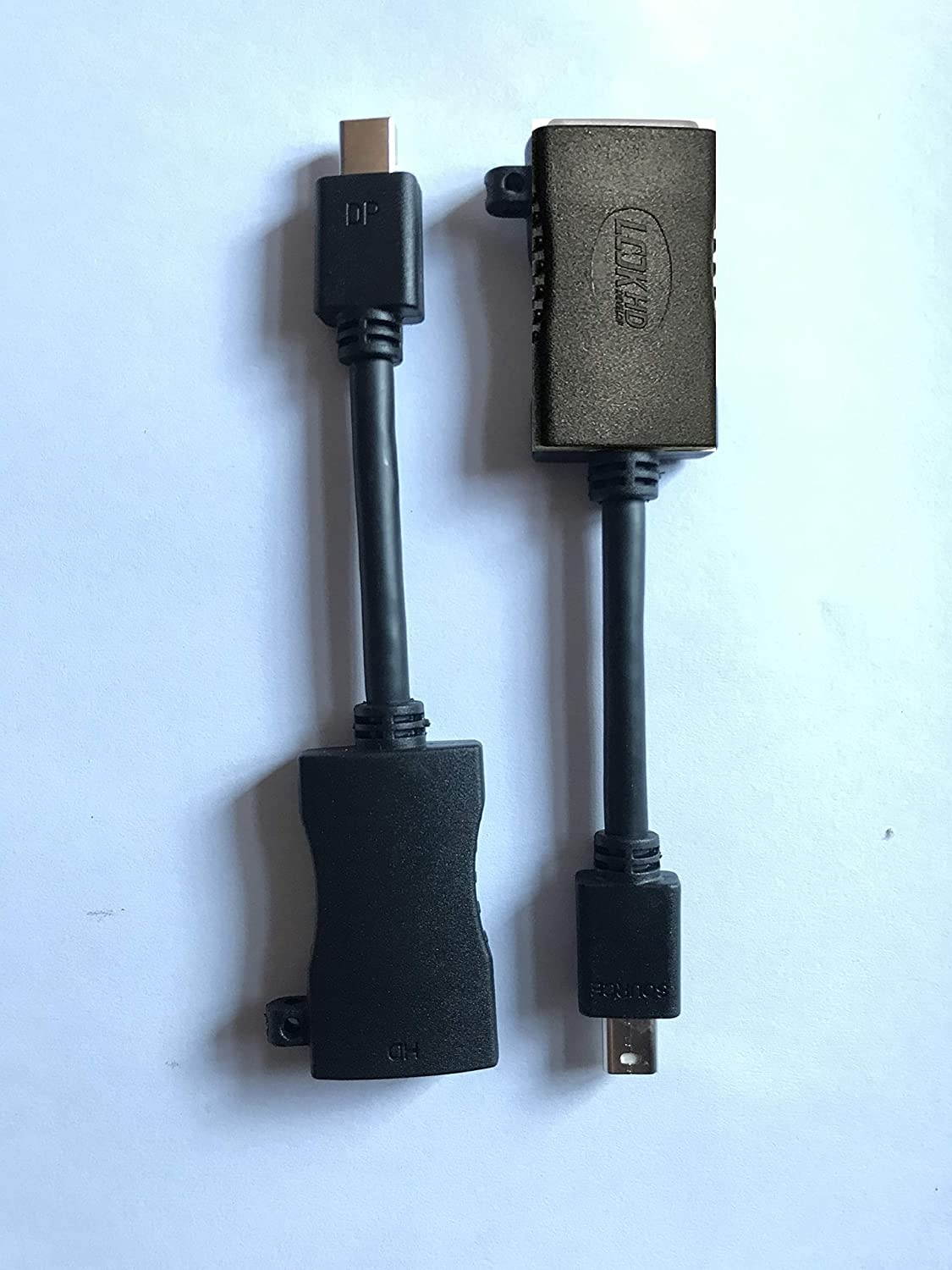 MiniDisplayPort to HDMI Dongle Cable 5 inches Eyelet Design to DIY Your Secure Loop Clamp HDMI Adapter Ring for DL-AR from DigitaLinx Liberty AV