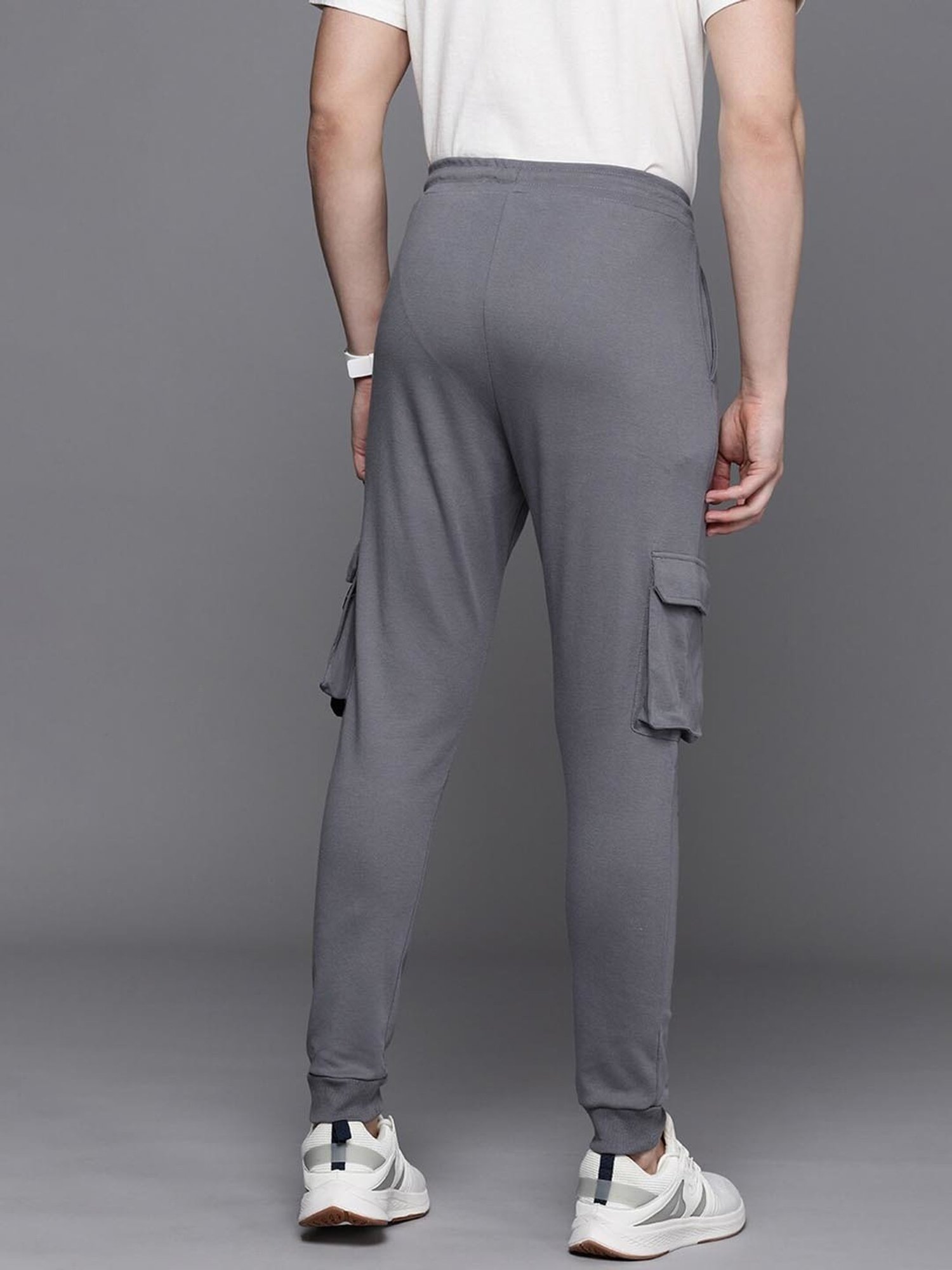 Tribe by Allen Solly Grey Regular Fit Joggers