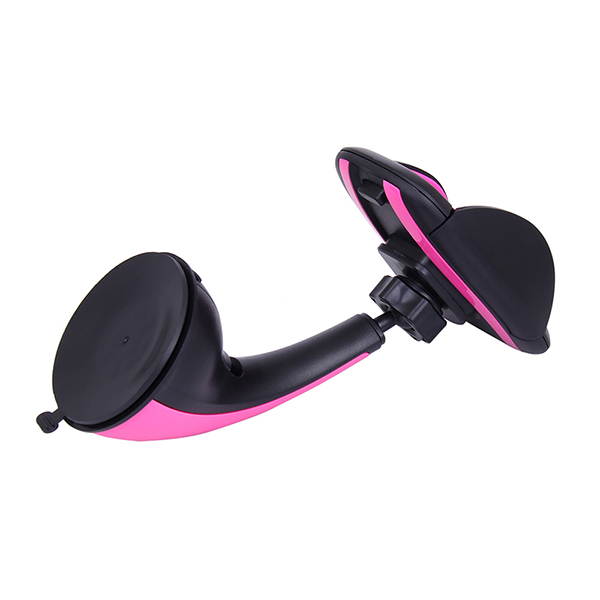 LENTION Car Mount Phone Holder with Windshield for iPhone, iPod, Smart Phone, PSP, GPS - Black