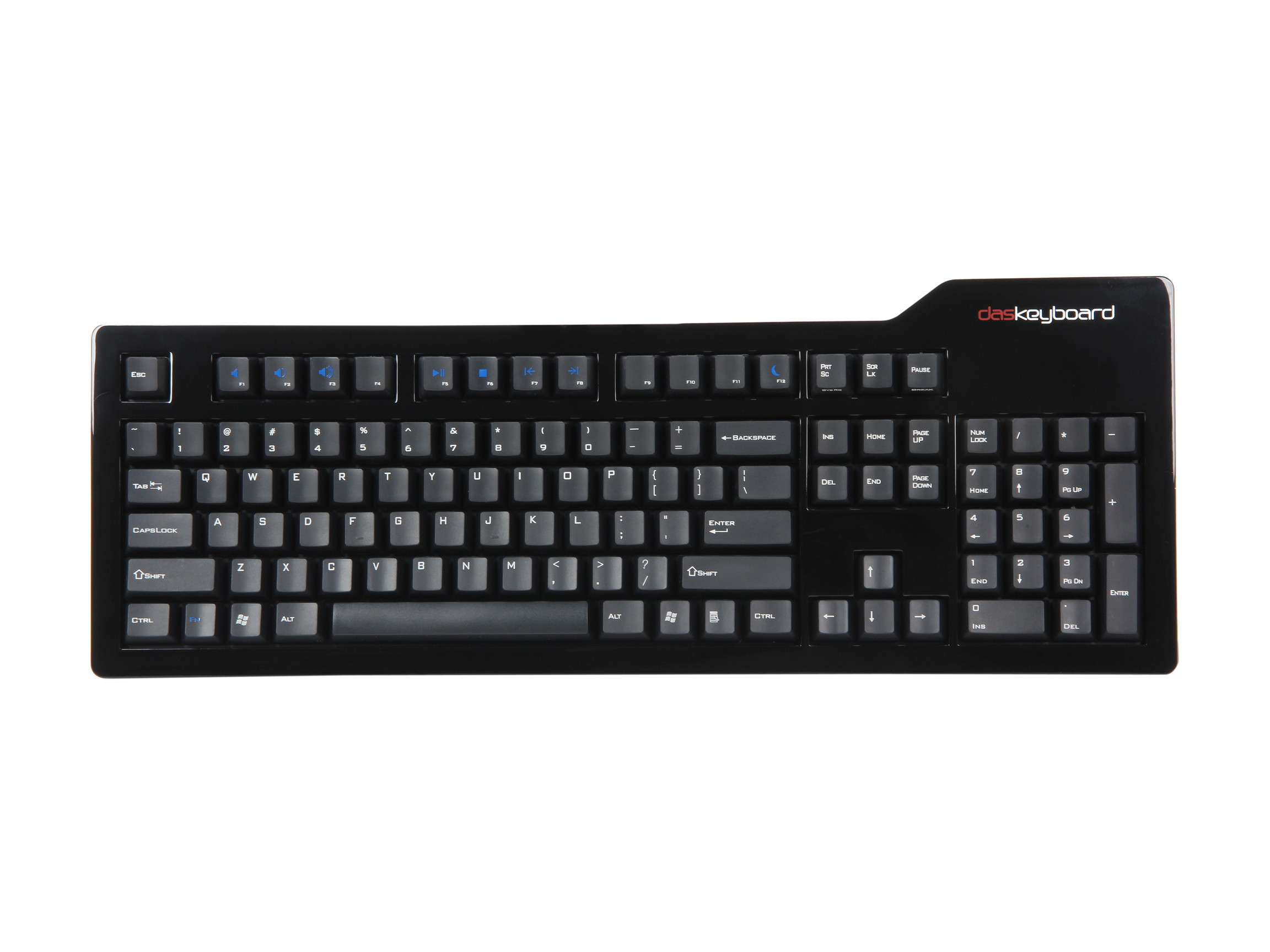 Das Keyboard Model S DASK3MKPROCLI Black Wired Professional - Click Pressure Point Mechanical Keyboard