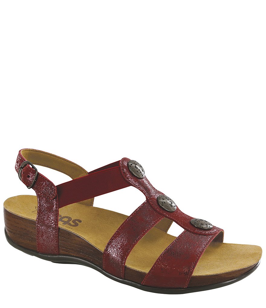 SAS Clover Leather Sandals
