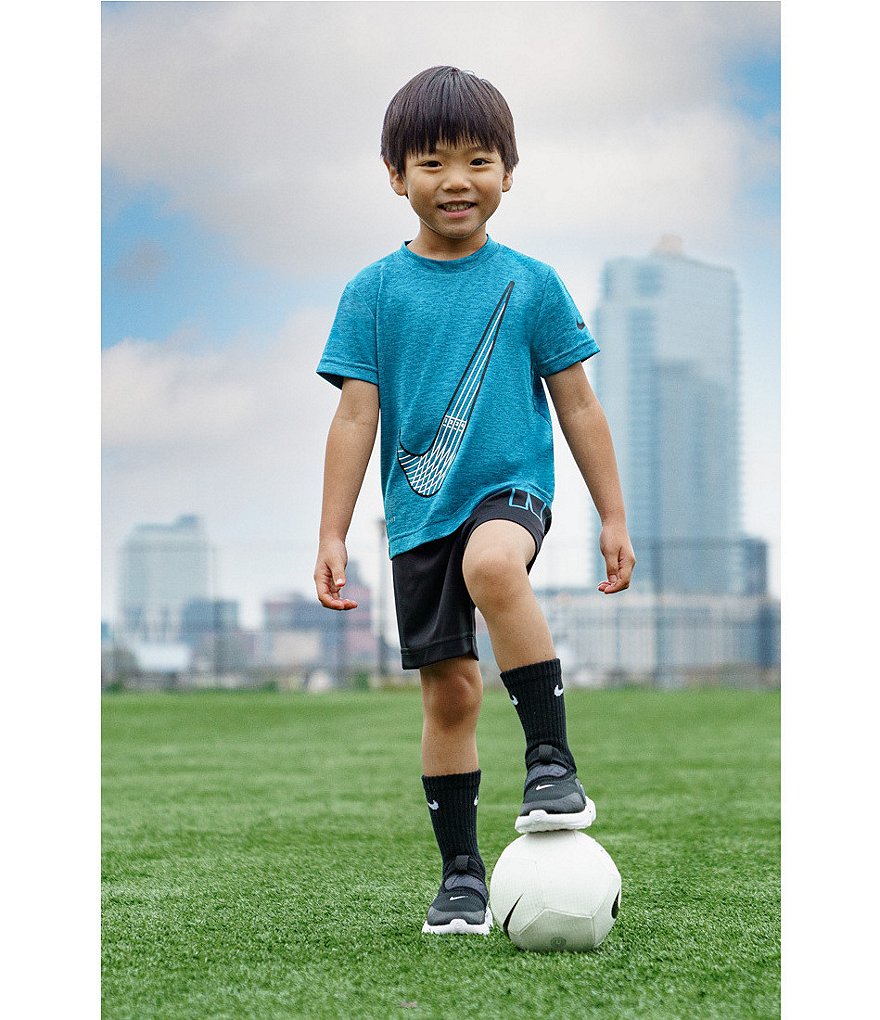 Nike Little Boys 2T-7 Short-Sleeve Dropset Tee & Shorts Set
