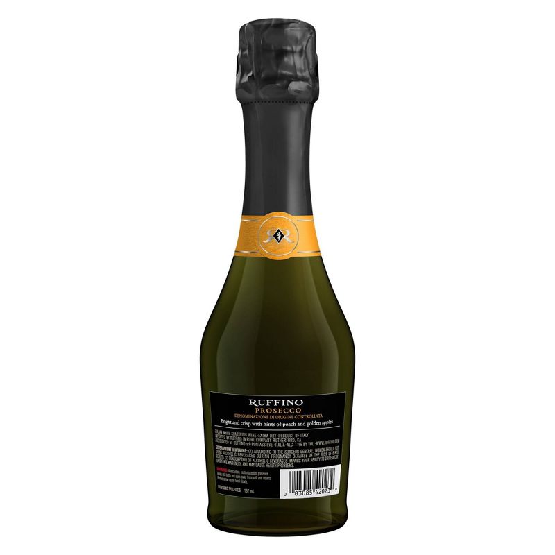 Ruffino Prosecco DOC Italian White Sparkling Wine - 187ml Bottle