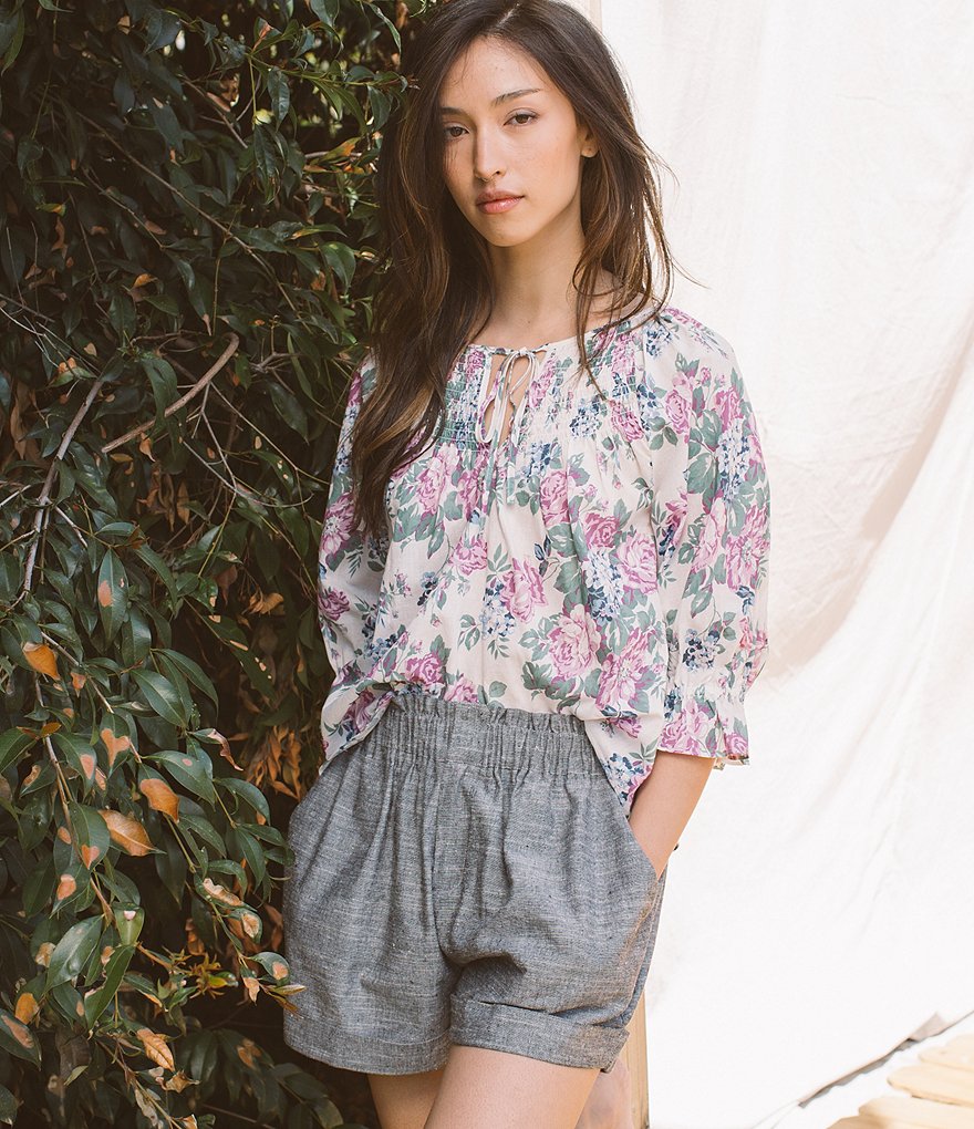 KENDALL + KYLIE White High Rise Sports Shorts