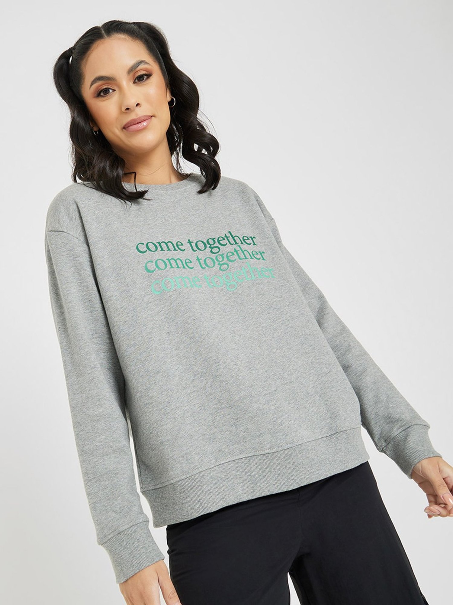 KENDALL + KYLIE Multicolored Printed Hoodie