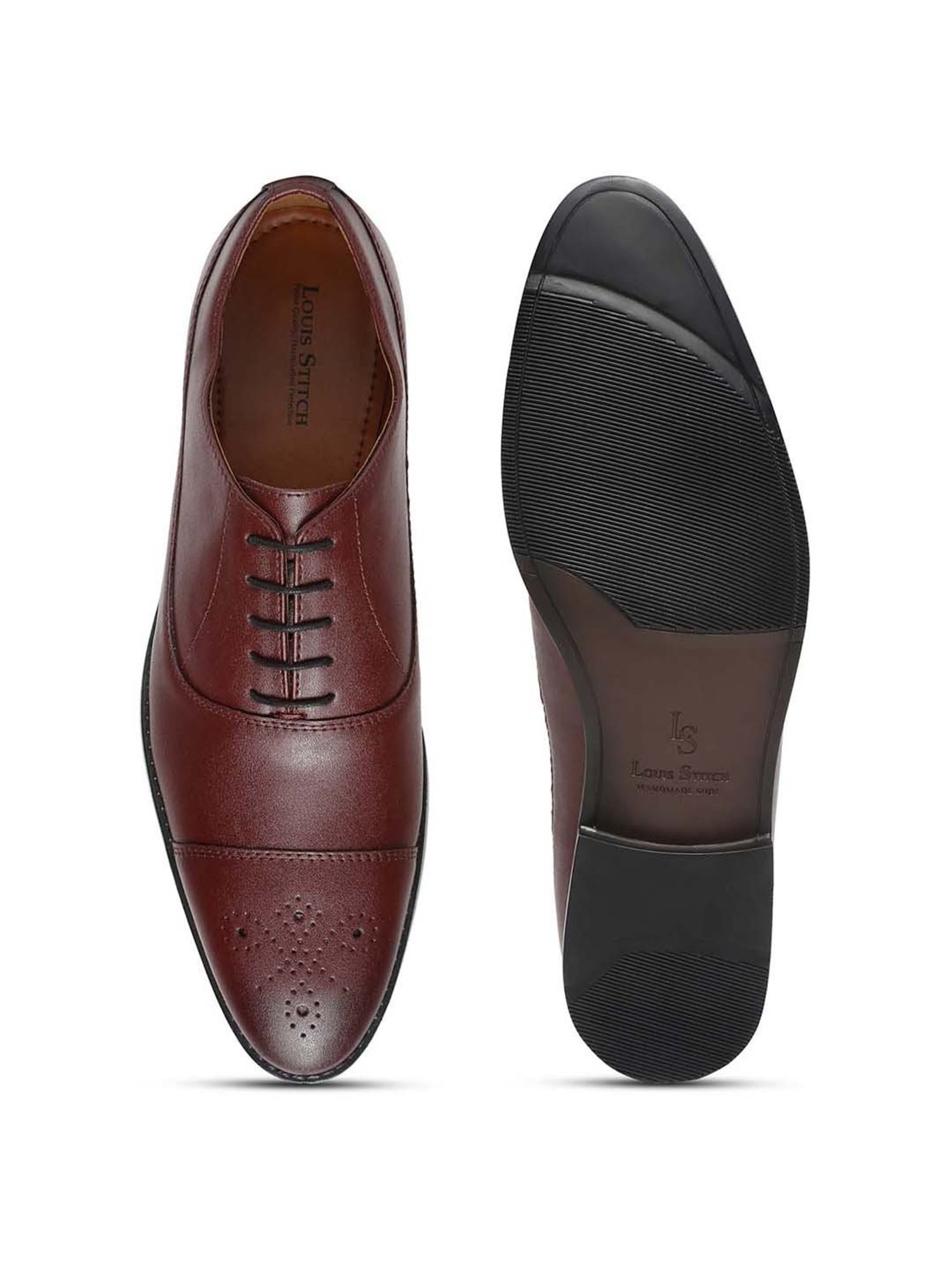 Louis Stitch Men's Rosewood Oxford Shoes