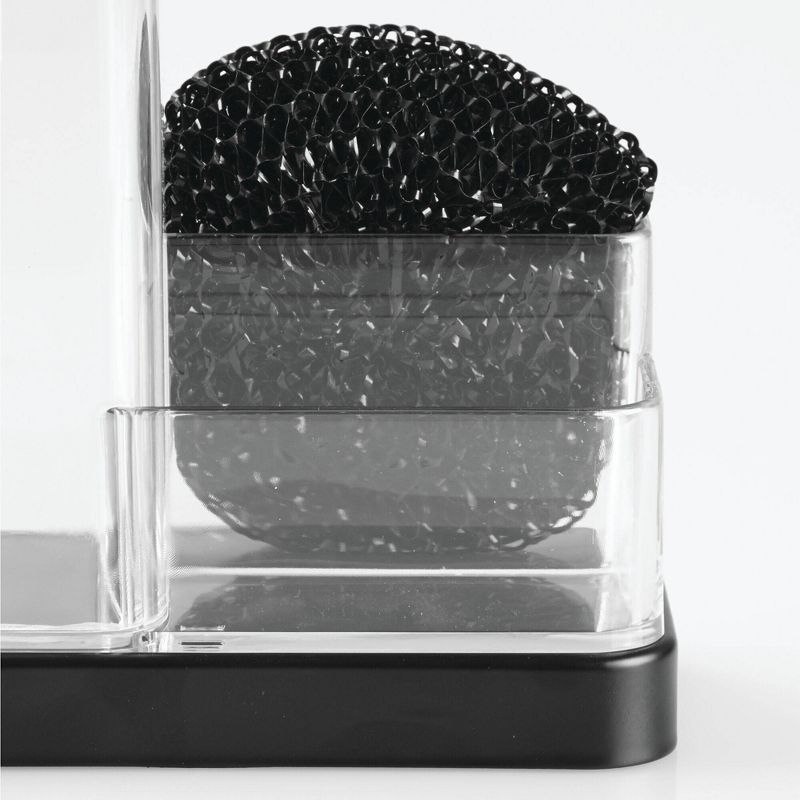 iDESIGN Forma 2 Soap & Sponge Caddy Black