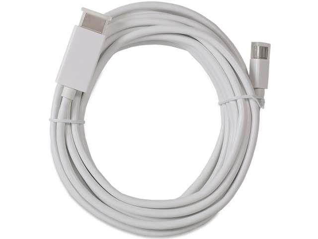 15FT Mini-Display Port to HDMI Adapter Cable for Apple Macbook Pro -White