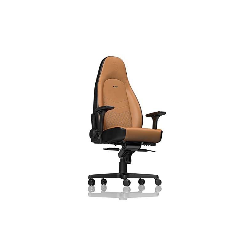 ICON Gaming Chair - Office Chair - Desk Chair - Real Leather - Midnight Blue/Graphite