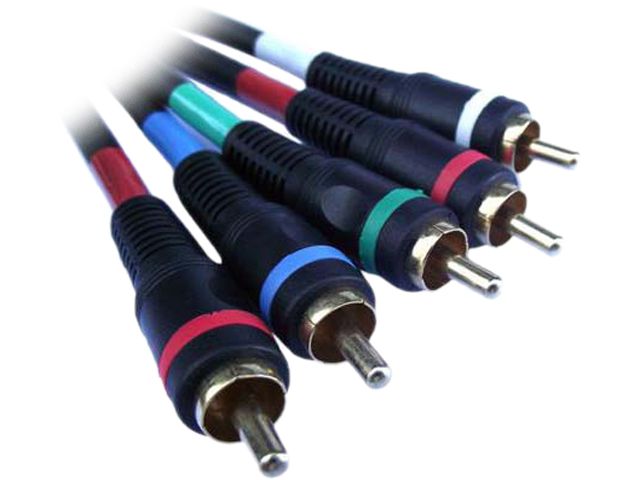 Professional Cable COMP5-06 5 RCA to 5 RCA Male to Male Component Video & Audio