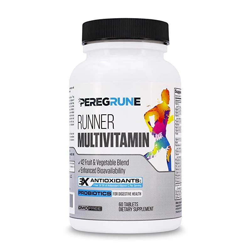 Vitamin Engineered Multivitamin for s | Antioxidants for Health Recovery | Vitamin B Complex for Running Endurance Energy VO2 Max | Probiotics Whole Foods | Vegan