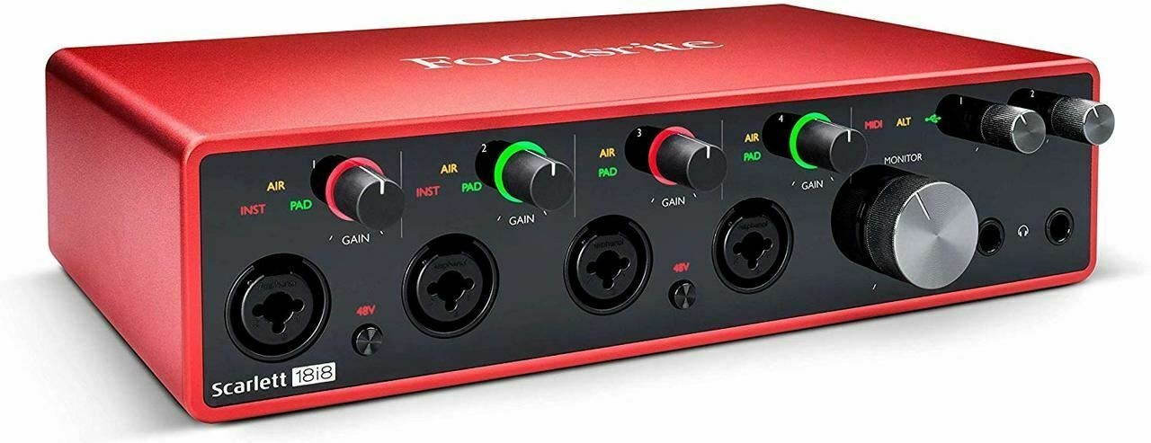 Focusrite Scarlett 18i8 (3rd Gen) USB Audio Interface