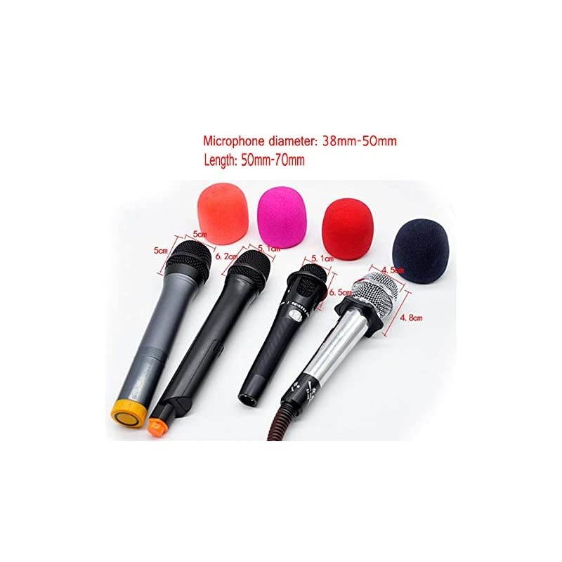 20 Pcs Colorful Foam Microphone Cover Top Grade Thick Handheld Stage Mic Windscreen 10 Color
