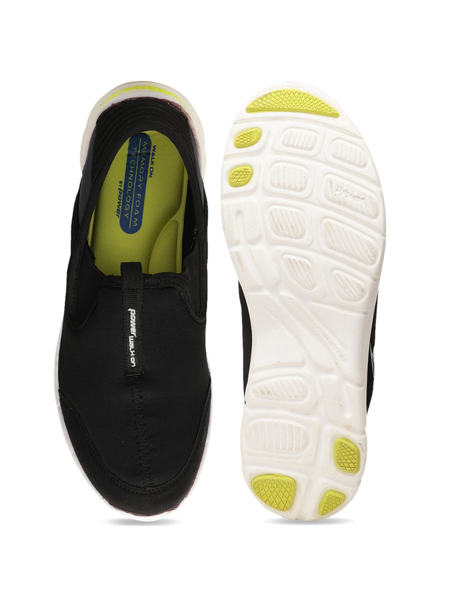 Power by Bata Women's Black Walking Shoes