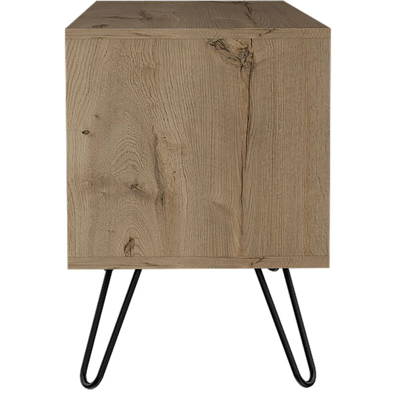 Aster 2 Door Media Console Table Light Wood - RST Brands