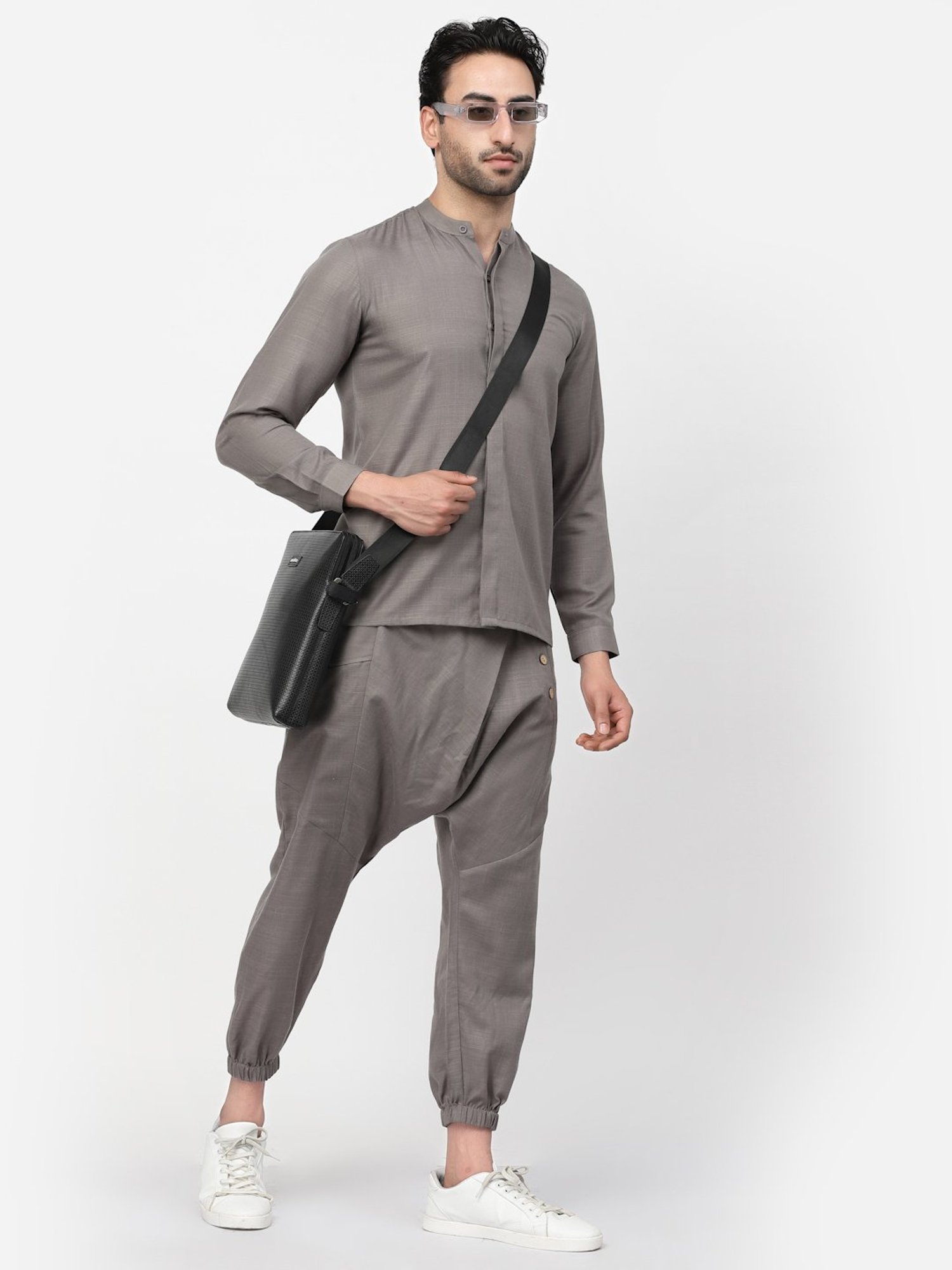 Lela Grey Regular Fit Shirt