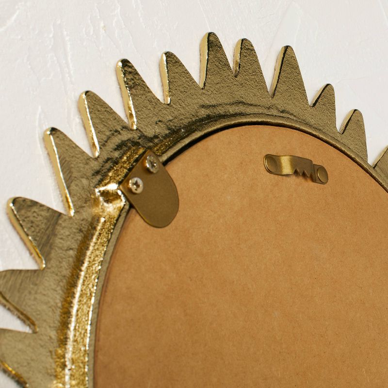 Sun Burst Cast Wall Mirror Brass - Opalhouse™ designed with Jungalow™