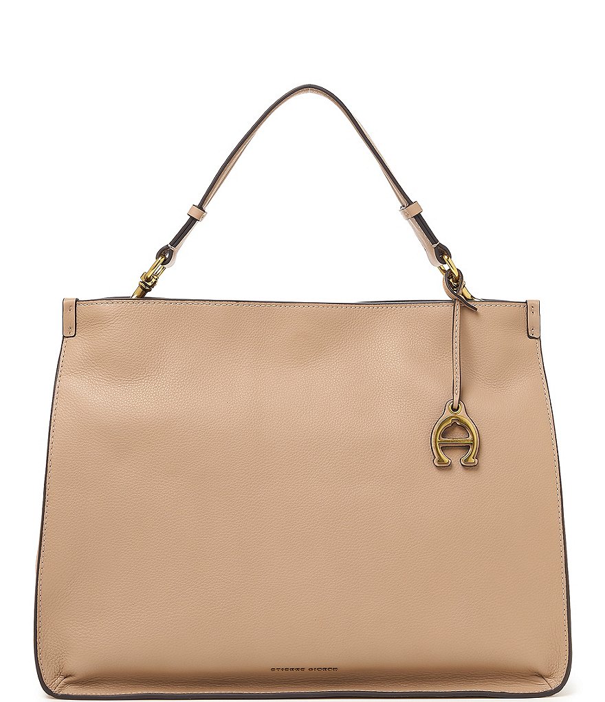 Etienne Aigner Alexandra Pebble Nappa Leather Hobo Bag