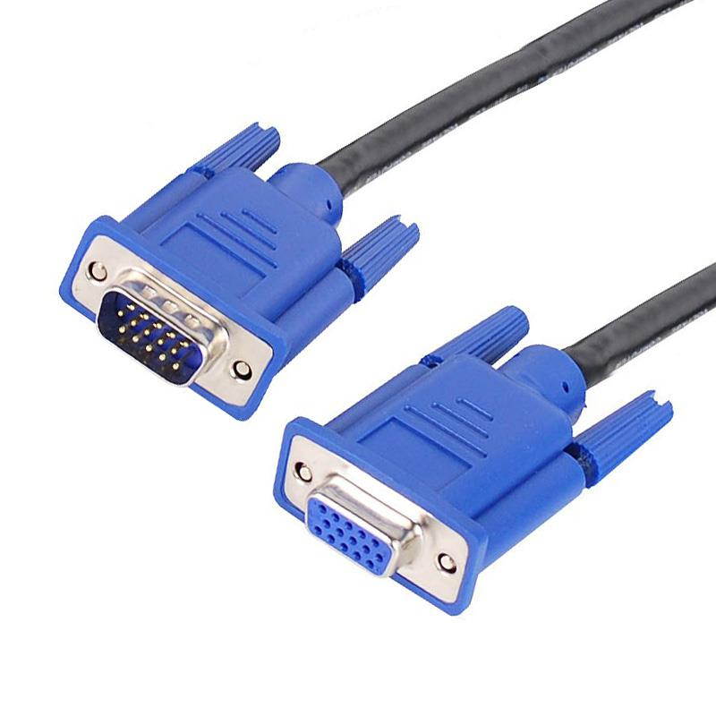 axGear VGA Male to Female Extension Cable Video LED Monitor Wire M-F 6Ft 1.8M