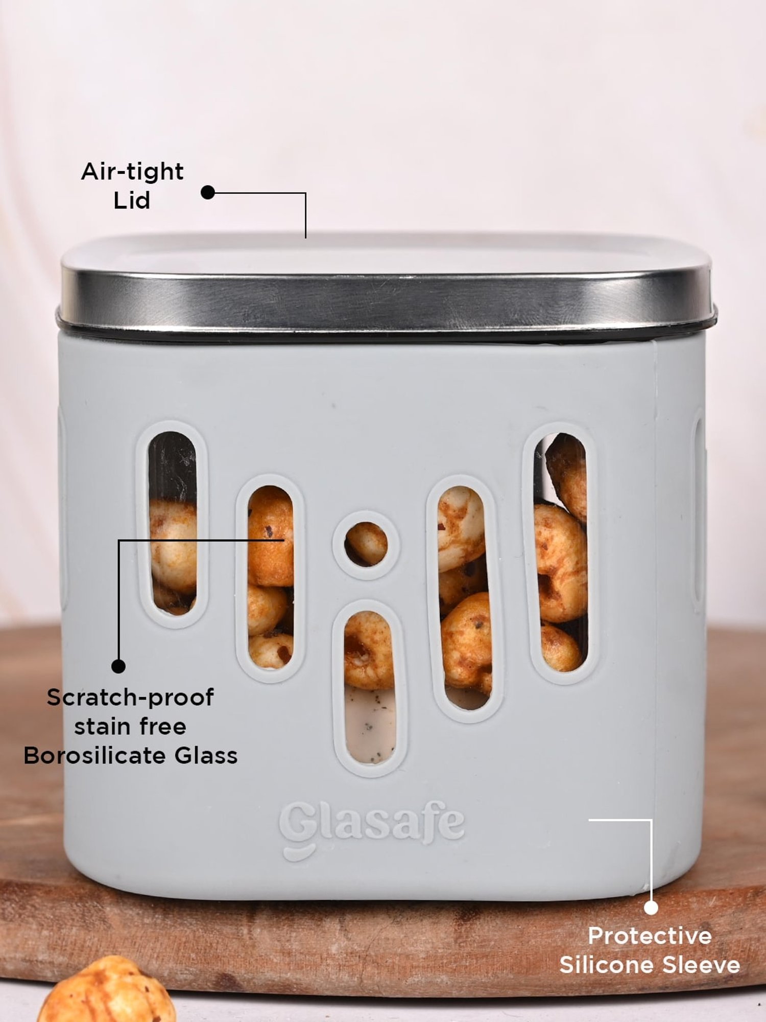 Borosilicate Glass Containers with Lids Microwave Safe Container for Glass Food Storage Containers