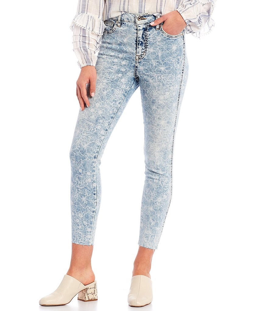 Ella Moss Super High Rise Skinny Ankle Jeans