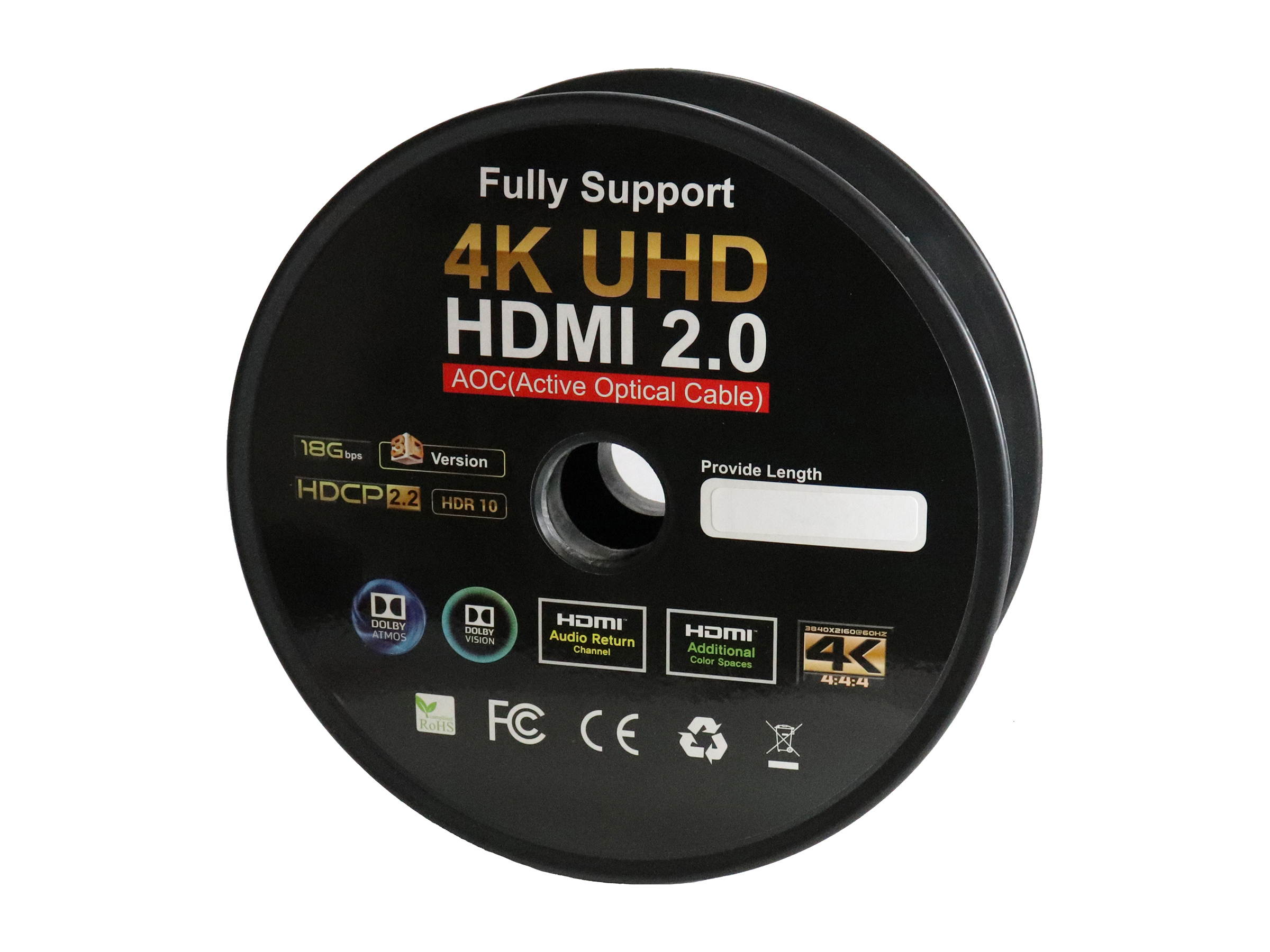 A-NeuVideo Fiber Optic Hdmi Active Optical Cable - 100m/328ft