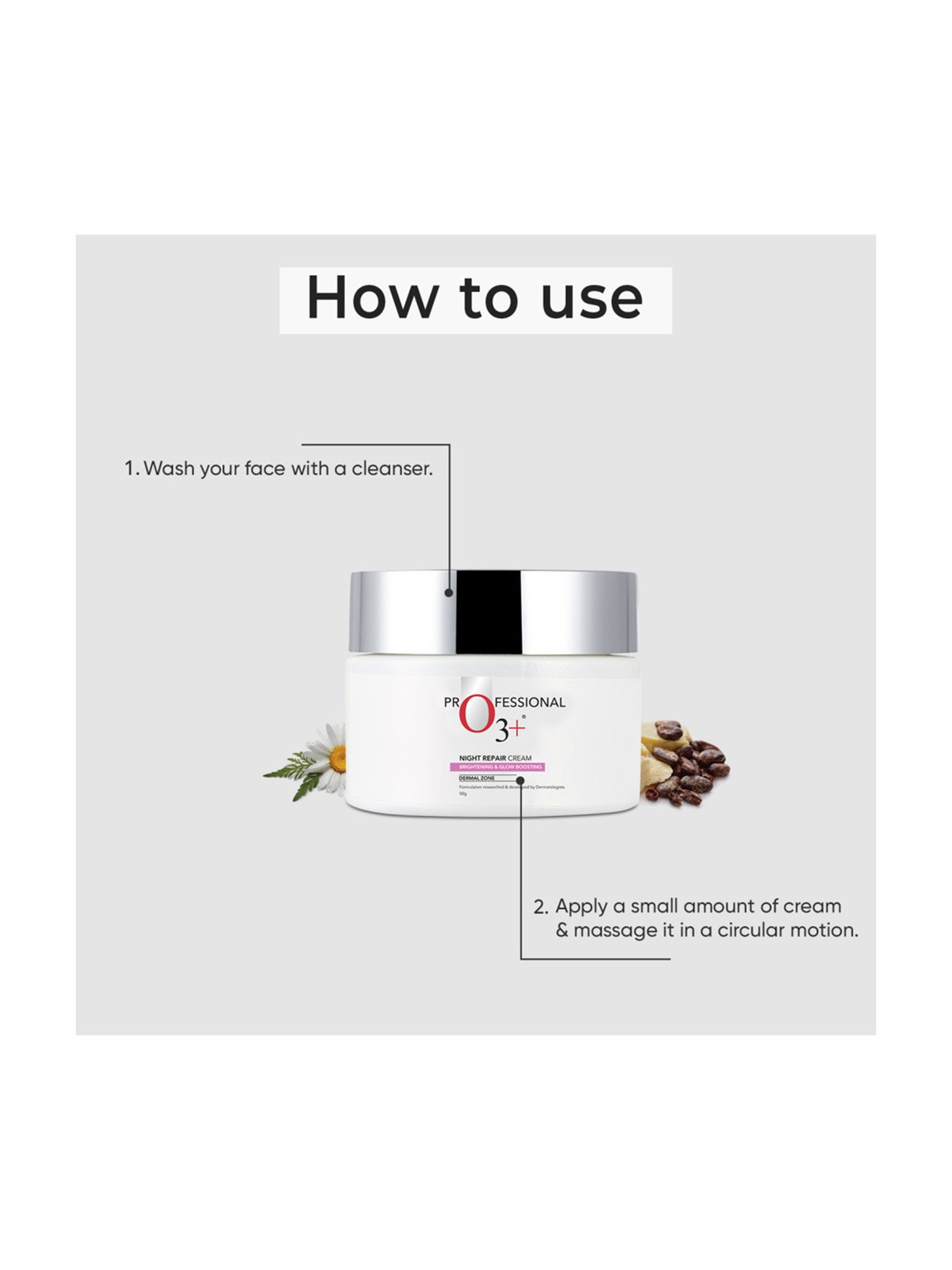 O3+ Night Repair Cream - 50 gm