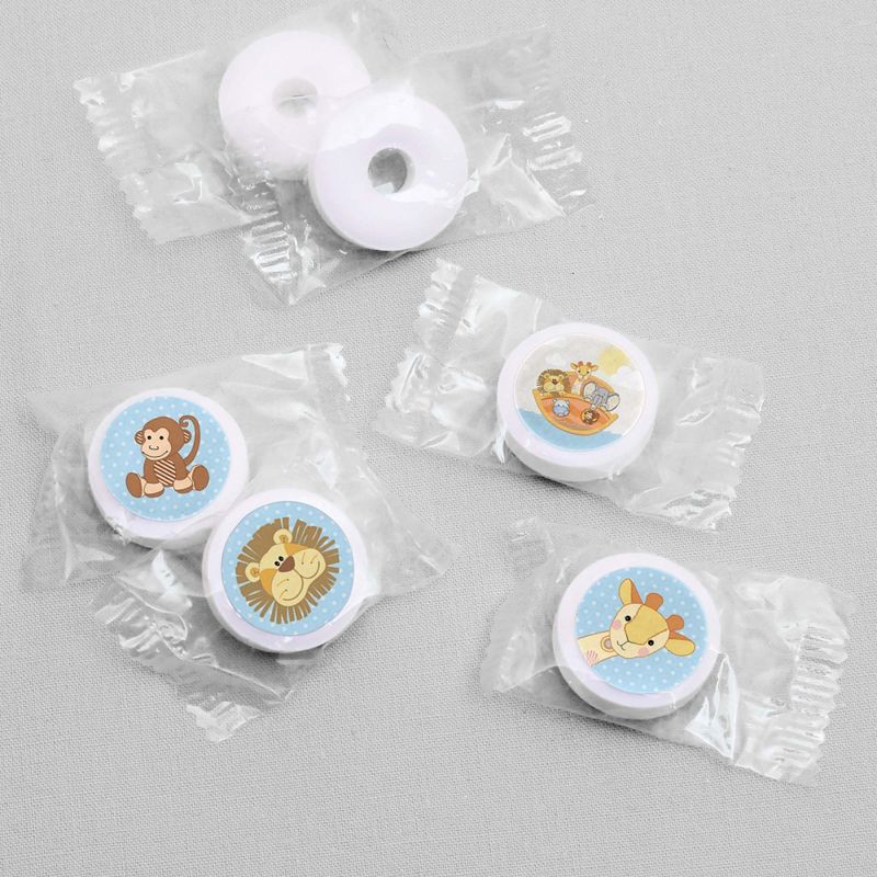 Big Dot of Happiness Noah's Ark - Baby Shower Round Candy Sticker Favors - Labels Fit Hershey's Kisses (1 sheet of 108)