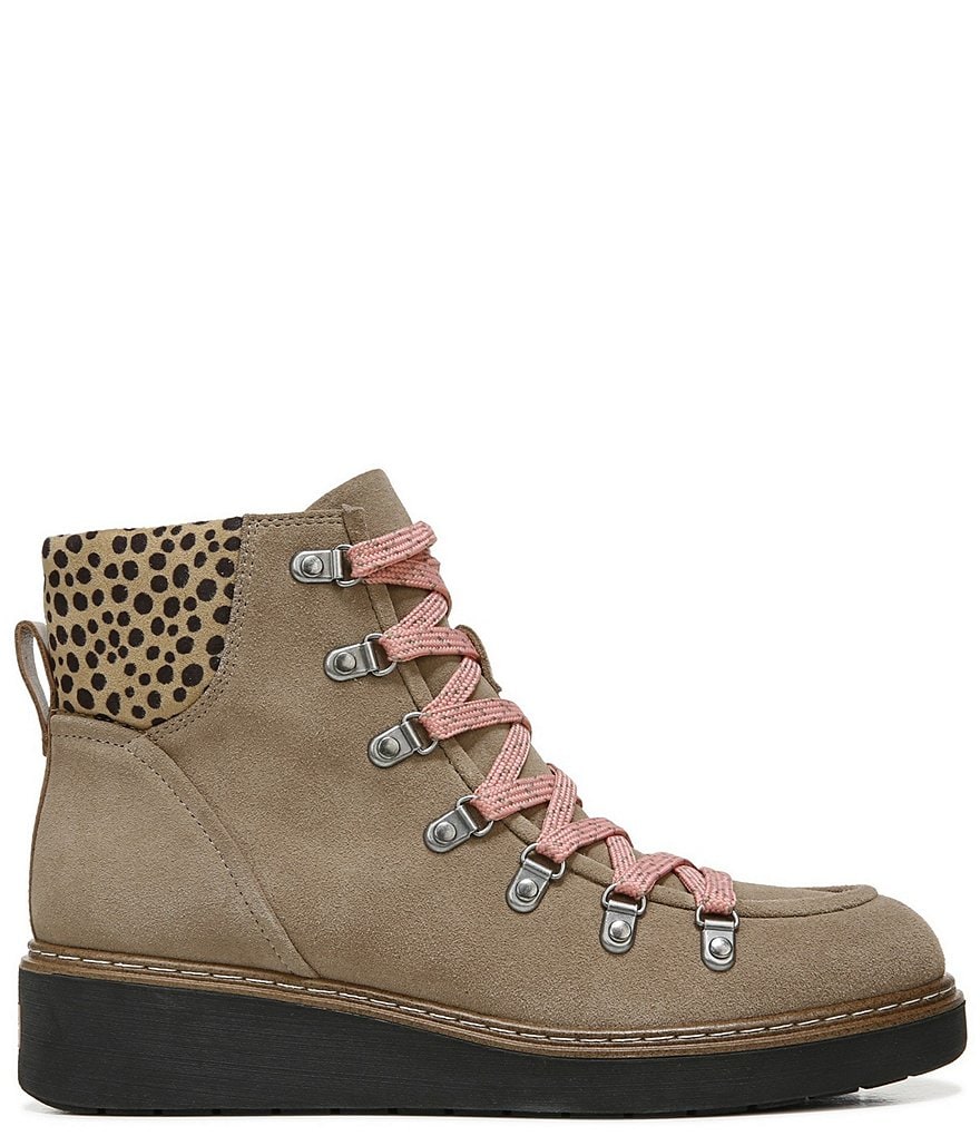 Original Collection by Dr. Scholl's Road Trip Waterproof Suede Cheetah Accent Hiker Booties