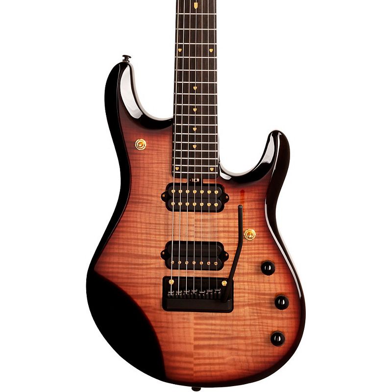 Ernie Ball Music Man 20th Anniversary John Petrucci JP7 7-String Electric Guitar Honey Butter Burst