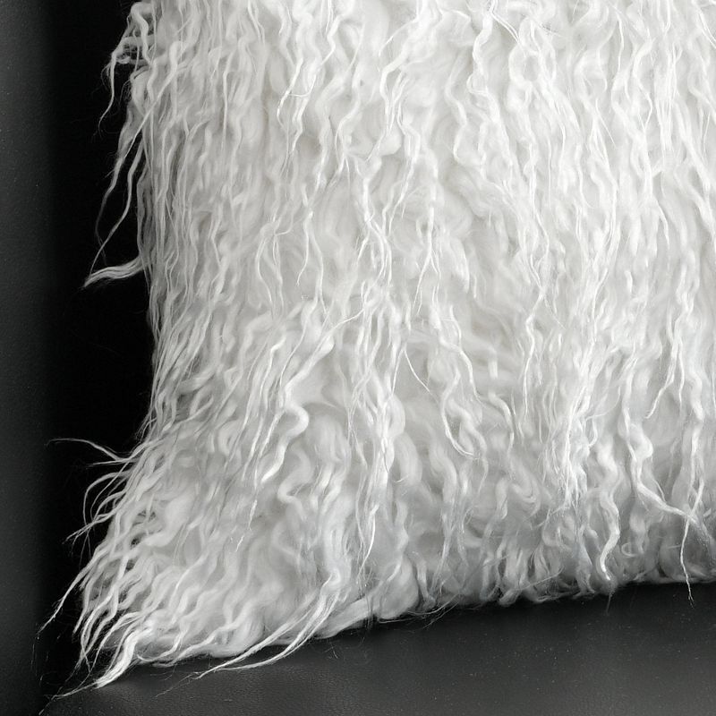 Luca Throw Pillow White - Lush Décor